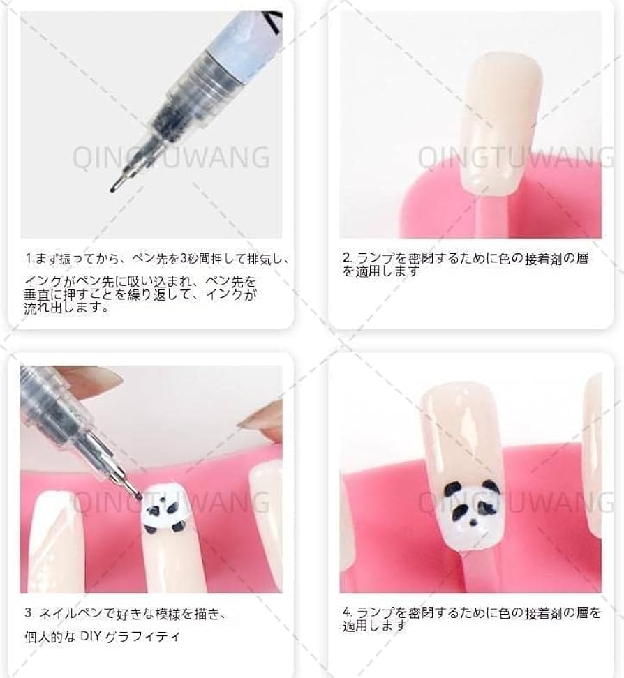 Amazon.co.jp: ジェルネイル ドットペン 12色 0.5mm/0.7mm ネイル